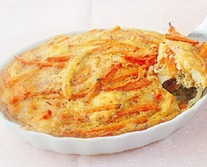 にんじんのお豆腐キッシュ